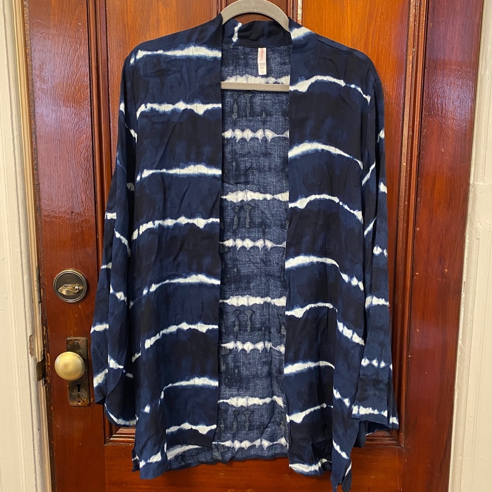 Xhilaration Tie Dye Kimono Cover Up Jacket - Women’s L